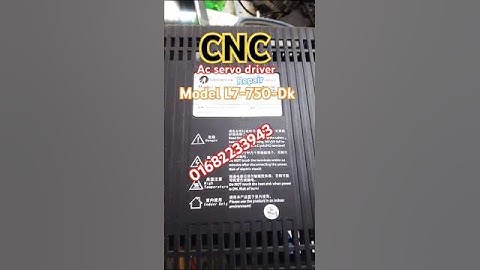 CNC ac servo driver L7-750-DK repair.cnc diver repair.L7-750-Dk.#subscribe