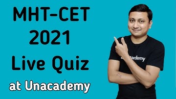 MHT-CET 2021 Live Quiz | Biology | Unacademy