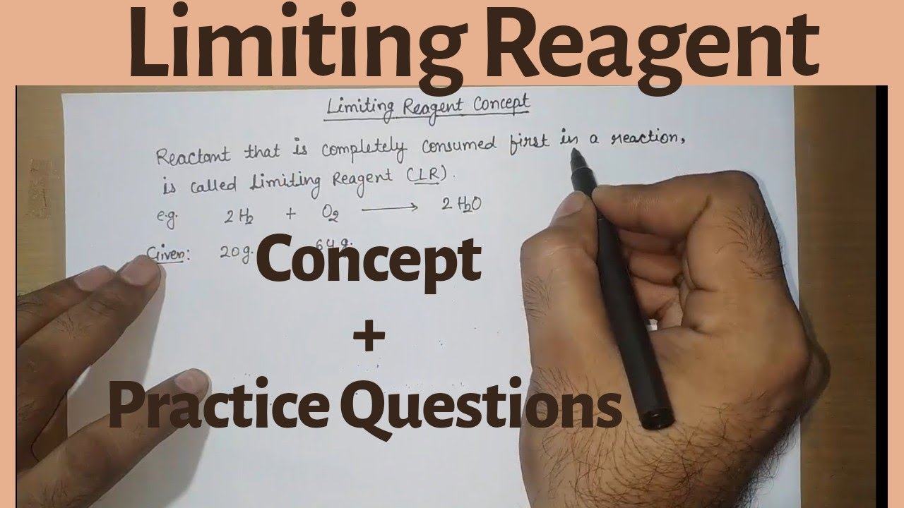 Limiting Reagent Concept + Practice questions - YouTube