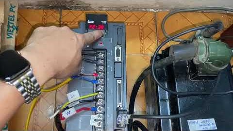 Hướng dẫn chạy thử, chạy JOG, chạy test servo DELTA A2