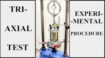 PART 3: TRIAXIAL TEST  EXPERIMENTAL PROCEDURE । GEOTECHNICAL ENGG। हिंदी।