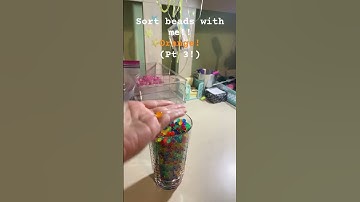Sort my beads with me!! PT. 3 | ​⁠@Anyonebutme3 only on yt! | #beads #sorting #organization