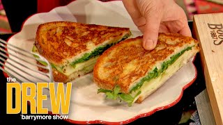 Pilar Valdes Makes Amazing Brie and Apple Grilled Cheese and Olive Oil Cake for Galentine's Day