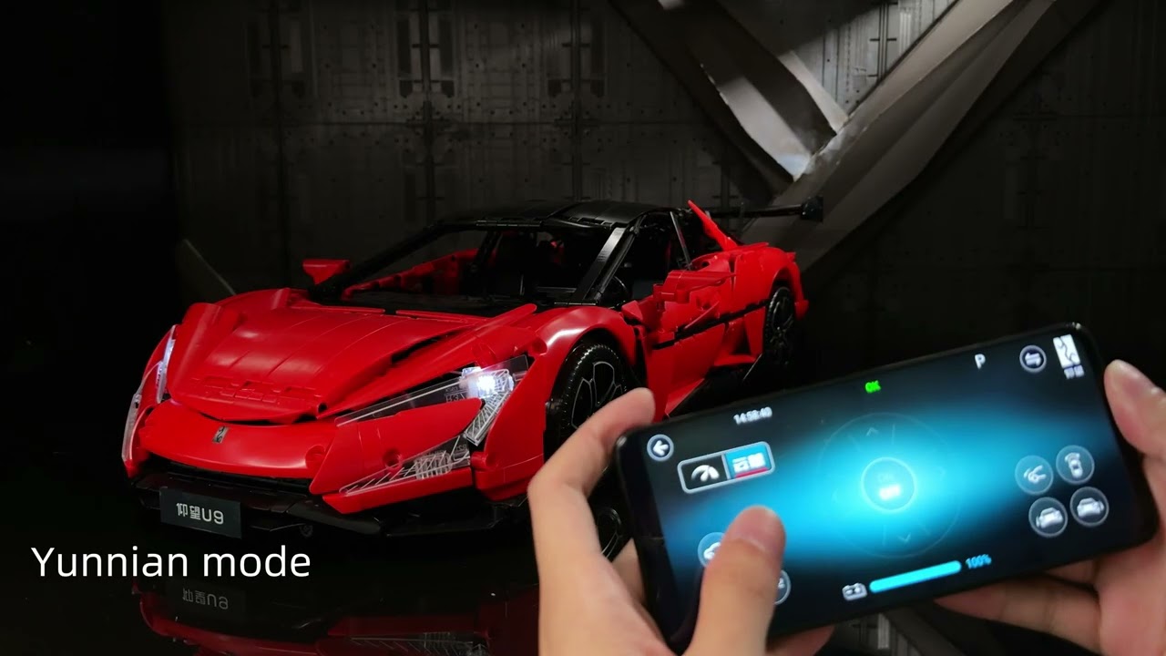 CaDA C64011W – BYD YangWang U9 szuperautó – 100% technic-kompatibilis építőjáték