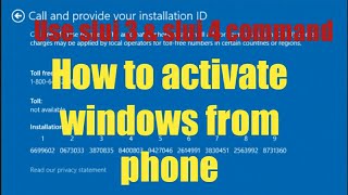 How To Activate Windows From Phone