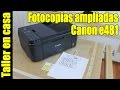 Como hacer fotocopias ampliadas canon E481