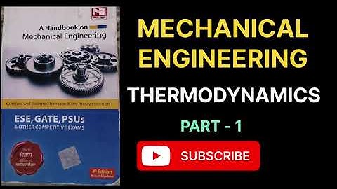 Thermodynamics Mechanical  Engineering 📚 RRB JE, SSC JE 