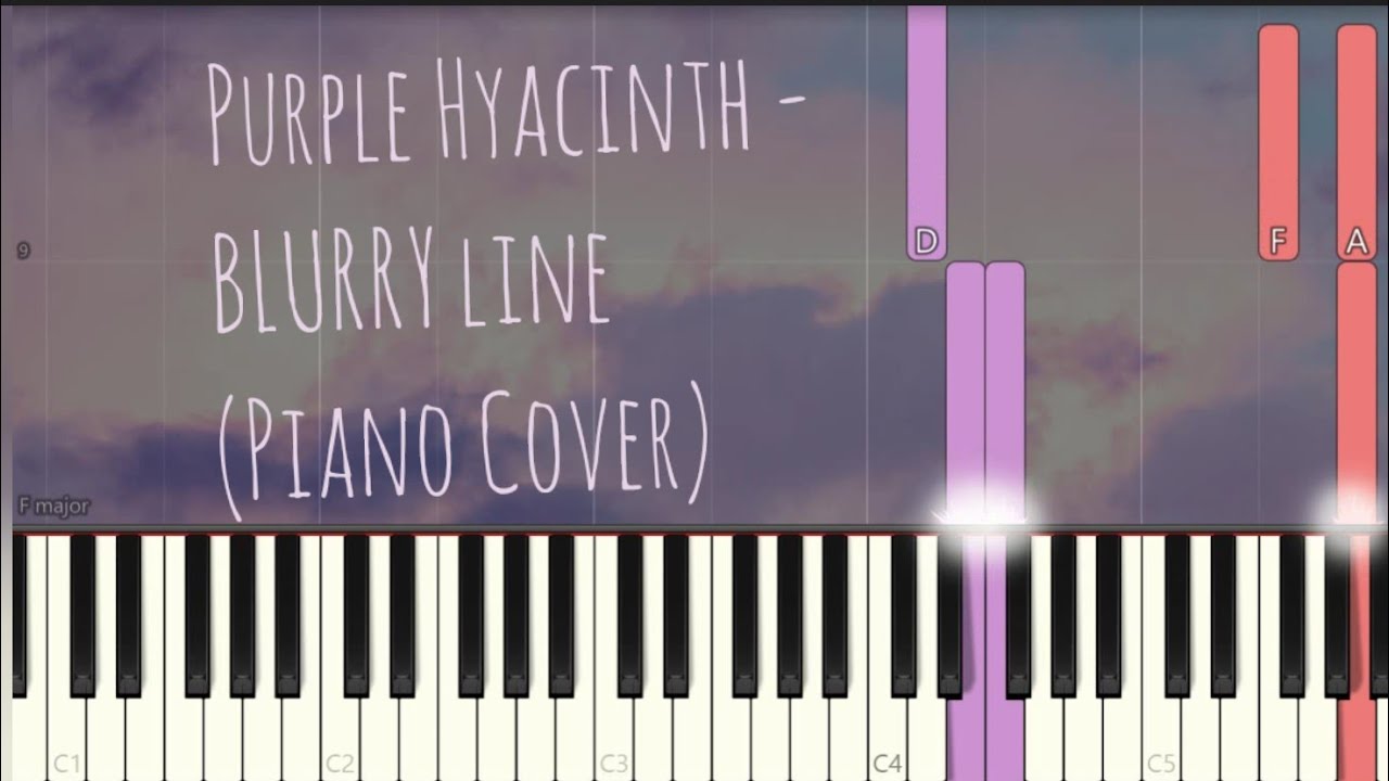 Purple Hyacinth OST - Blurry Line  (Ep28) | Sophism | Piano Pop Song Tutorial