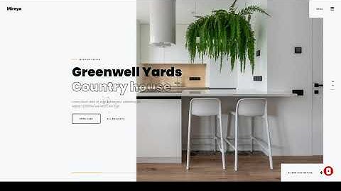 Mireya - Architecture Interior WordPress Theme architecture wordpress interior Website Builder