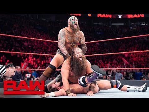 Ryder, Hawkins, Black & Ricochet vs. The Revival & The Viking Experience: Raw, April 15, 2019