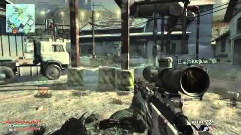 MW3 MSR Wallbang No scope Headshoot