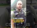 Cop faces a driver who stands firm during the stop🔥