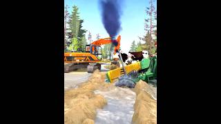 Spintires: MudRunner -SHACMAN DELONG X3000 Towing a Truck on a Snowy Road Ep 552