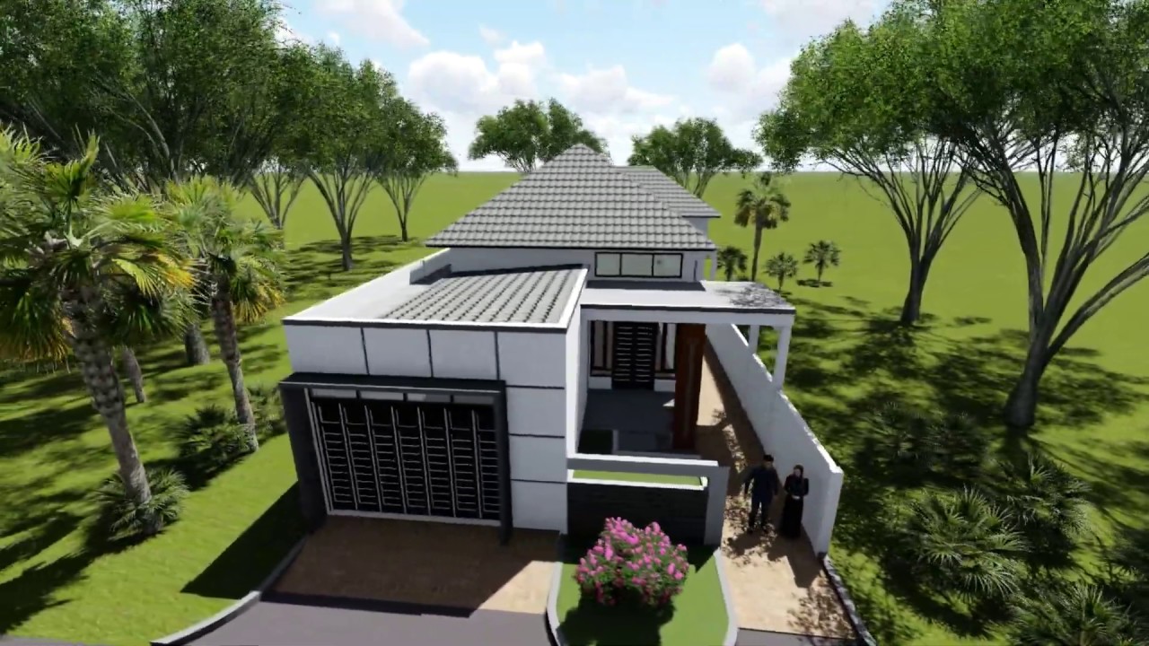 VIDEO ANIMASI  DESAIN  RUMAH 10X20 3 KAMAR  TIDUR  YouTube