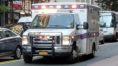 New York University Langone Hospital EMS Responding On West 34th Street In Midtown, Manhattan, NYC