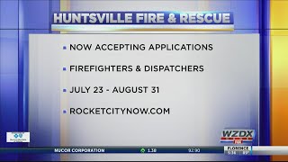 Huntsville Fire & Rescue kicking of 2022 hiring season for firefighters, dispatchers