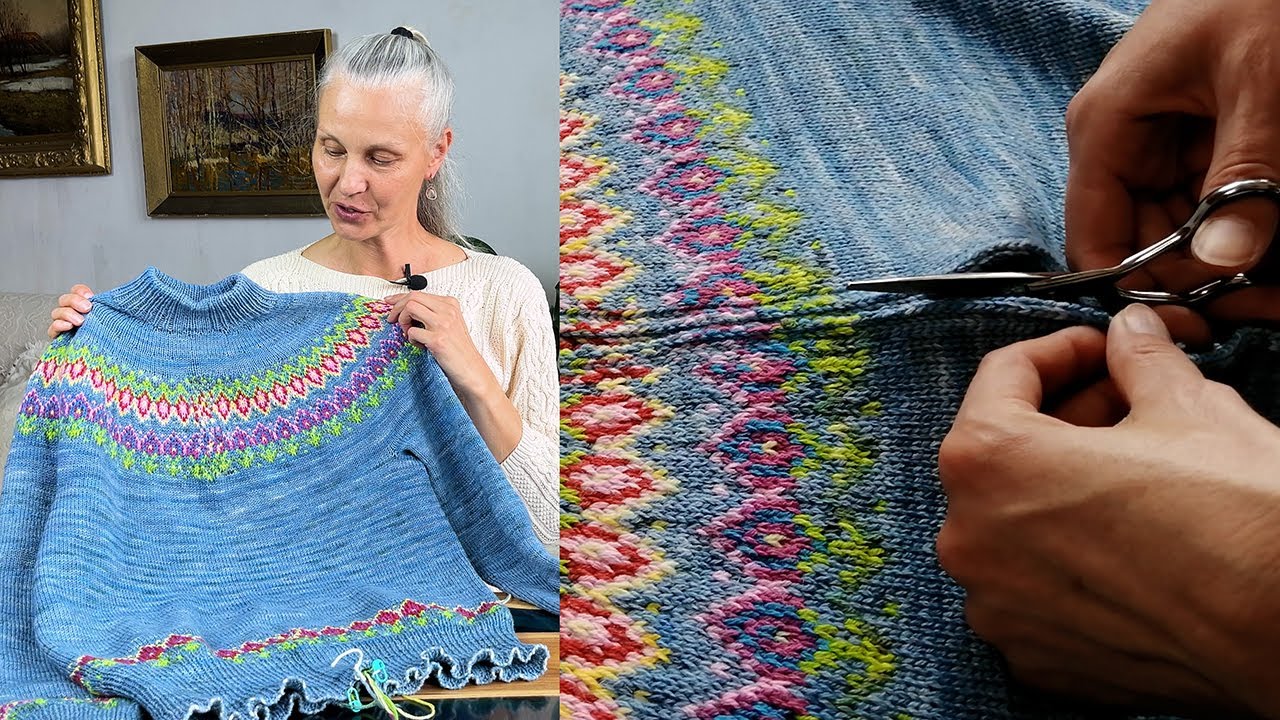 Взяла и РАЗРЕЗАЛА его | издевательство над СВИТЕРОМ или супер-технология "РАЗРЕЗНОЙ жаккард"?