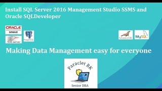 Install and Configure SQL Server Management Studio and Oracle SQL Developer Profile