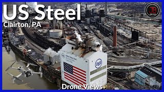 U.S. Steel Mon Valley Works from Above | Clairton, PA Drone Footage