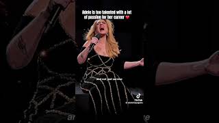 Adele is too talented with a lot of passion for her career #viral #youtubeshorts #shorts #adele