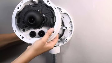 Installation tip: Installation using the AXIS ACI Conduit Adapter for U-shape, 30mm