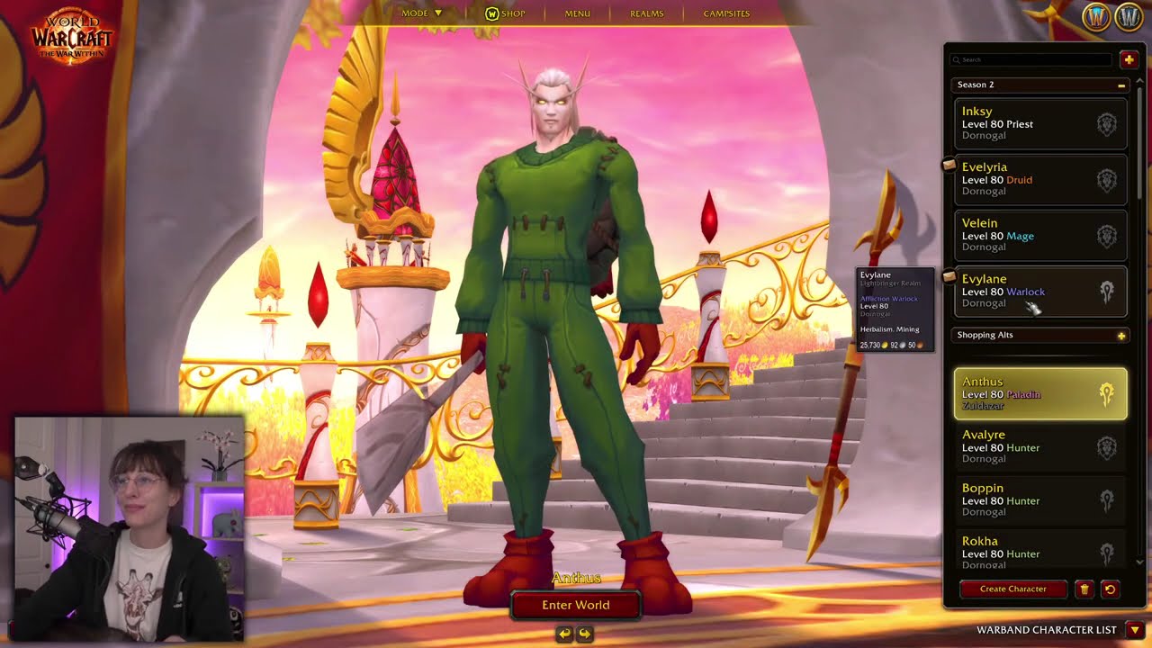 my last week in Undermine (goblin rep buff still up!)