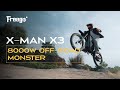 Freego Official Reveal: X-MAN X3 │ 8000W Beast │ 56mph 110mi Monster