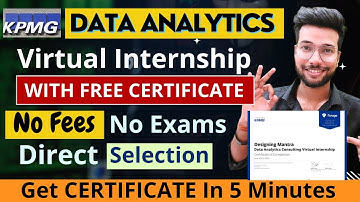 FREE Internship Certificate Online | Forage Data Analytics Virtual Internship Certificate In 5 min