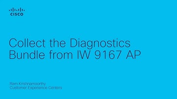 How to Collect the Diagnostics Bundle from IW 9167 on CURWB Mode