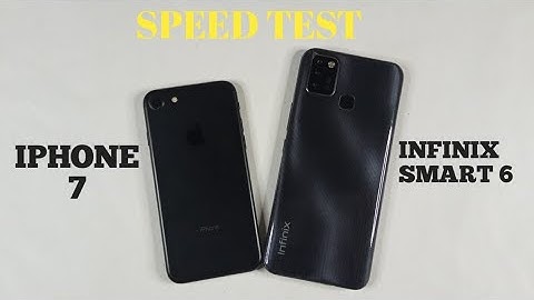 | Iphone 7 Vs Infinix Smart 6 | Speed Test | Comparison 2023