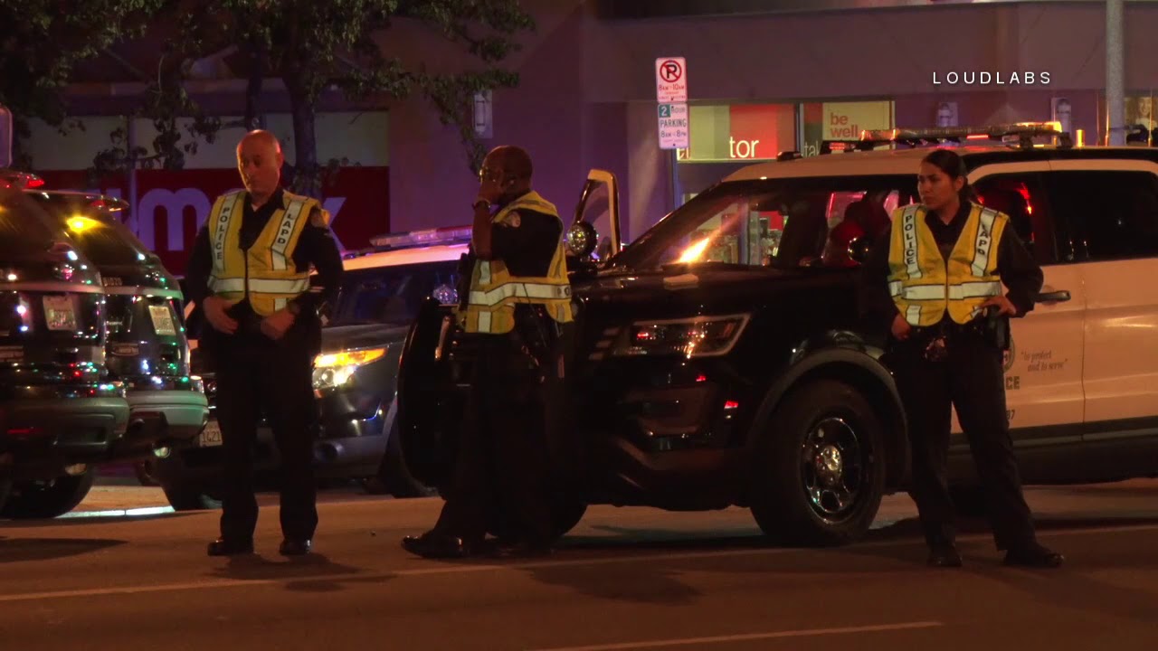 Motorcyclist Critically Injured in Crash / Sherman Oaks RAW FOOTAGE