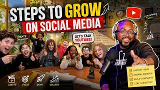 A.M.C Sharing Social Media Grow Tips with Student.