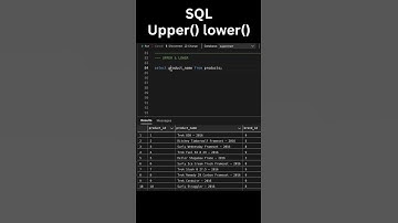 UPPER and LOWER Function in SQL | SQL String Functions #short #sqlbasics #ai #ml #datascience