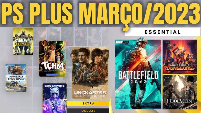 Jogos Gratuitos PS Plus de Março 2023