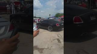 Slim Thug pulls up in a Rolls Royce