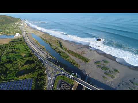 ドローン空撮：仁淀川河口大橋201809