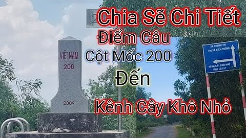 Chia Sẽ Chi Tiết Điểm Câu_ Cột Mốc 200 Đến kênh Cây Khô Nhỏ./Mộc Hóa Long An. @tvchimcacanhfishing