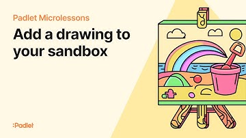 Add a drawing to your sandbox
