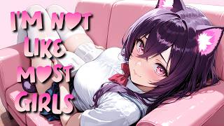 Nightcoreim Not Like Most Girls - By Aiyun Lyric Video