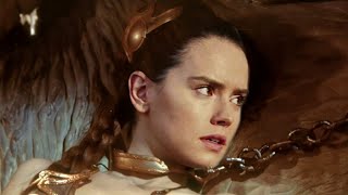 Leia, Rey and Padmé Enslaved to Jabba the Hutt