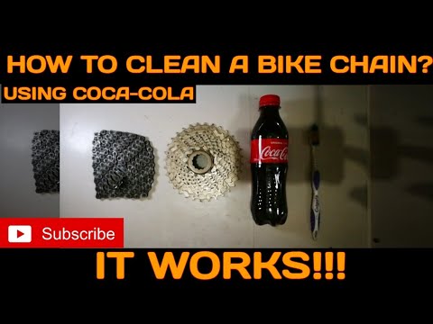 How to clean a Bike chain using Coca-cola | Does it works?