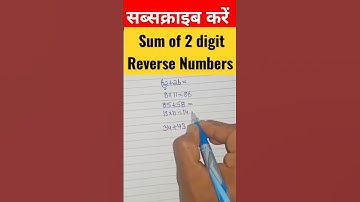How to add 2 digit reverse numbers quickly?? Addition Shortcut Trick #shorts #trending #shortsfeed