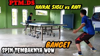 Latih Tanding Tenis Meja Di Ptm. Ds Haikal Sigli Vs Rafbatee
