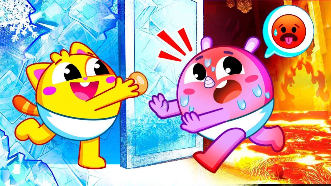 Learn Hot and Cold Songs & Opposites for Kids | Family Time Songs by Toddler Zoo for Kids