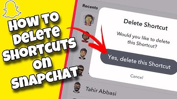 (EASY) How To Delete Shortcuts on Snapchat in iPhone / Android