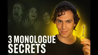 The 3 Monologue Secrets Pro Actors Use (That Beginners Don't)