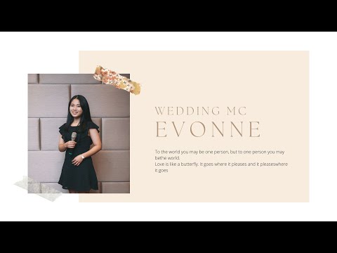 《幸福故事館》婚禮主持人Evonne 開場