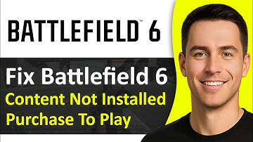 How To Fix Battlefield 6 Content Not Installed Purchase To Play