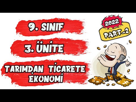 9. Sınıf Tarih 3. Ünite -2 Tarımdan Ticarete Ekonomi- 2022 TYT AYT