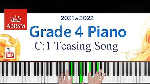 ABRSM 2021-2022 Grade 4, C:1. Teasing Song ~ Béla Bartók. Piano exam piece